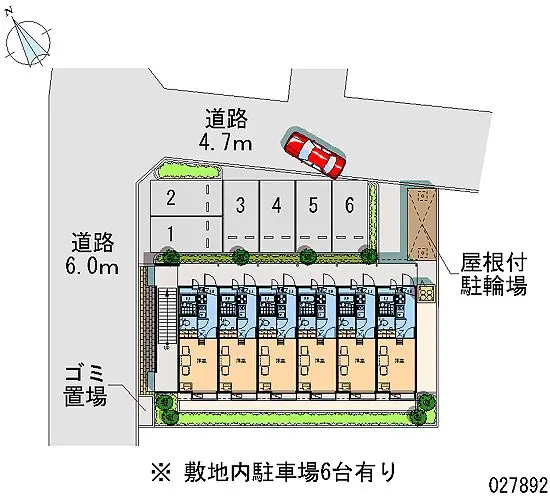 ★手数料０円★泉大津市東豊中町　月極駐車場（LP）